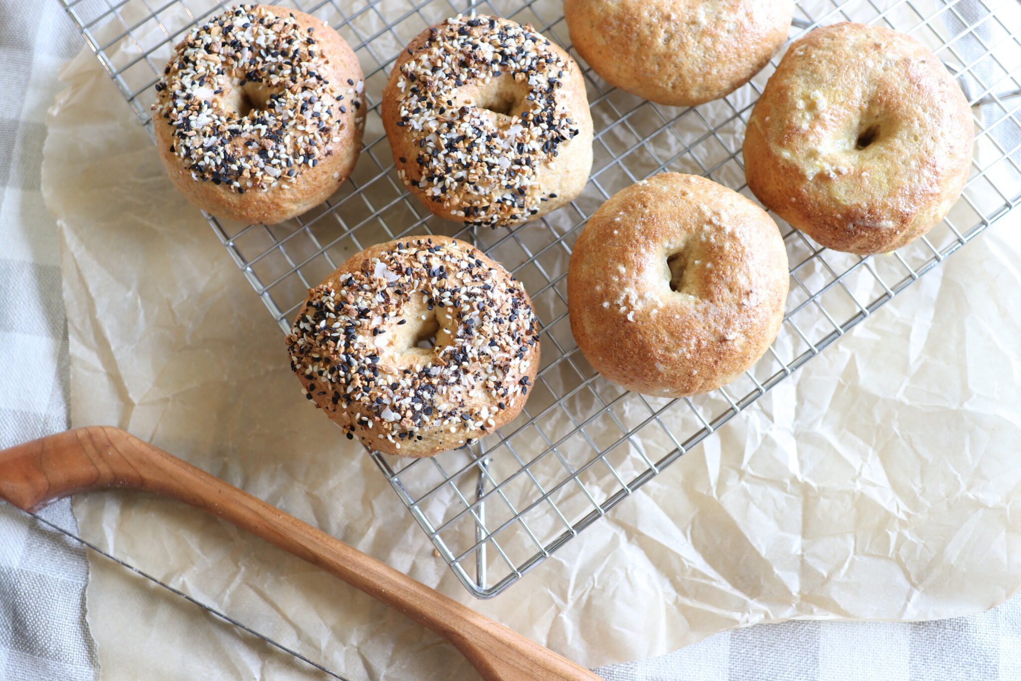 Fresh Milled Whole Grain Bagel Recipe Generation Acres Farm