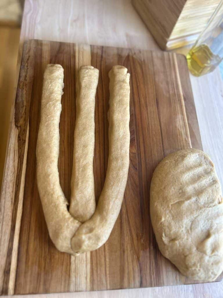 how to braid brioche dough
