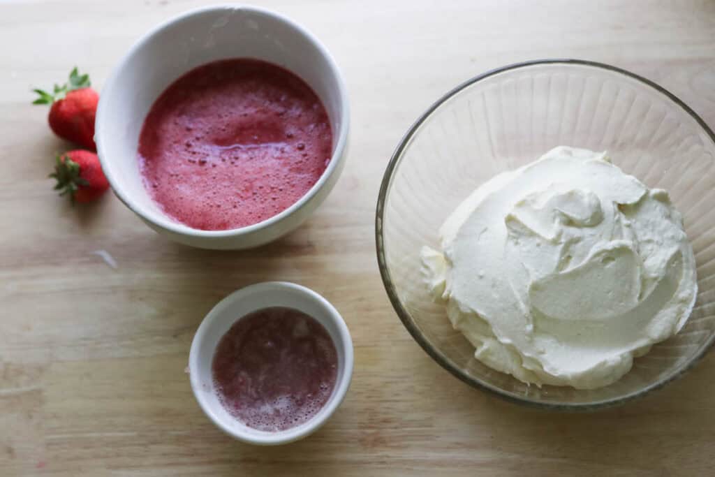 strawberries and whipped cream