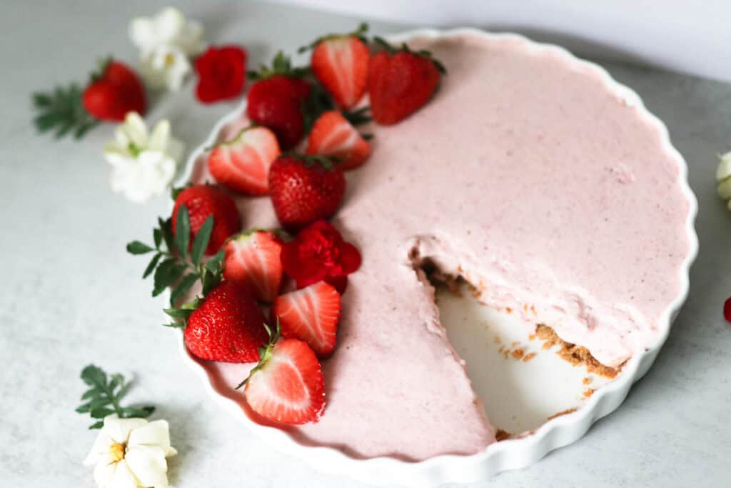 fresh milled strawberry tart