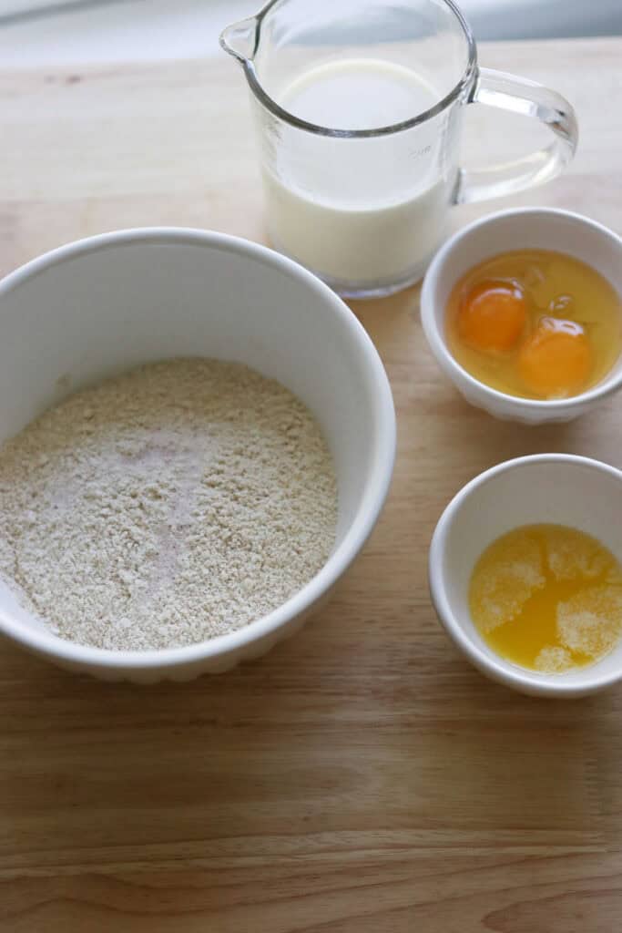 ingredients for crepes