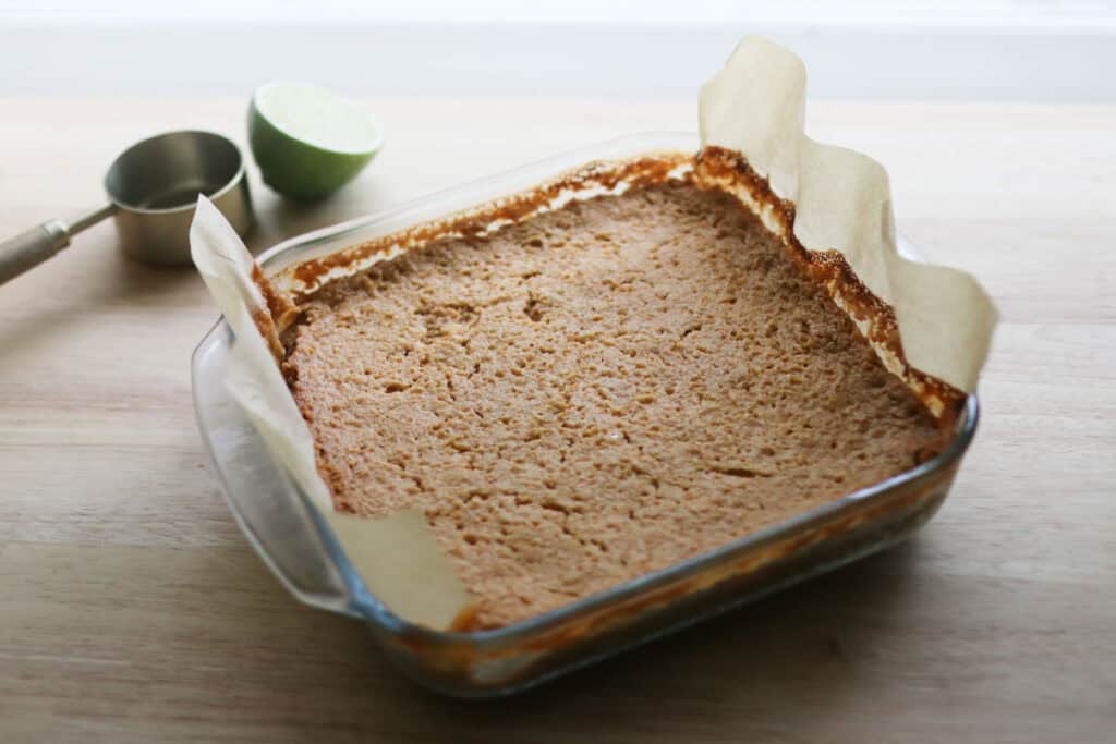 the filling for freshly milled key lime pie bars