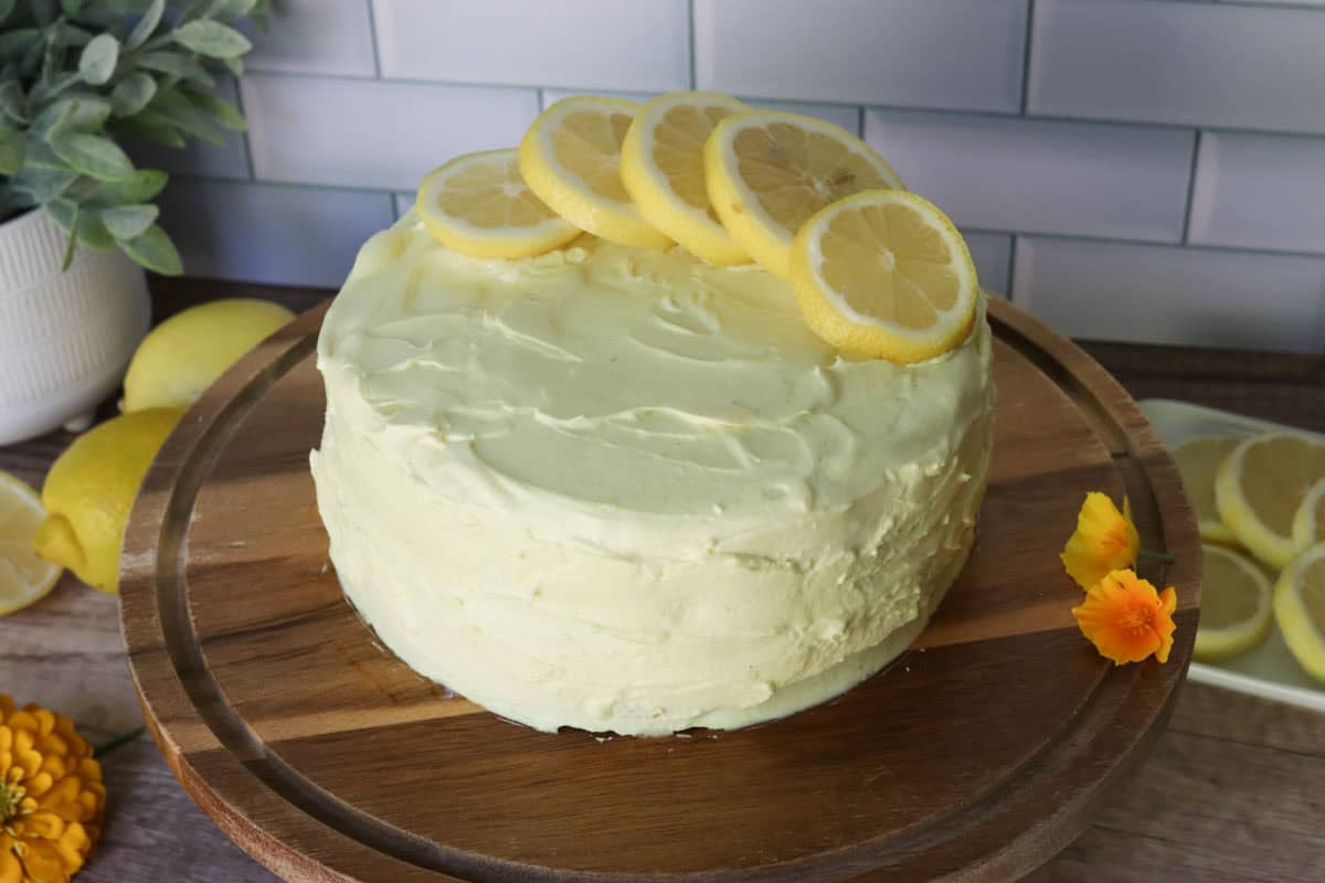Bright Lemon Chantilly Cake with Freshly Milled Flour