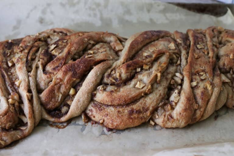 Twisted Apple Cinnamon Loaf with Fresh Milled Flour