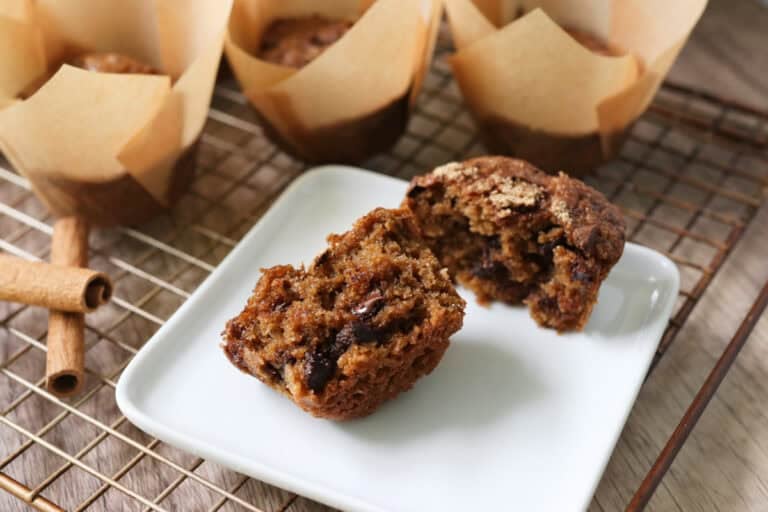 Freshly Milled Chocolate Chip Cappuccino Muffins