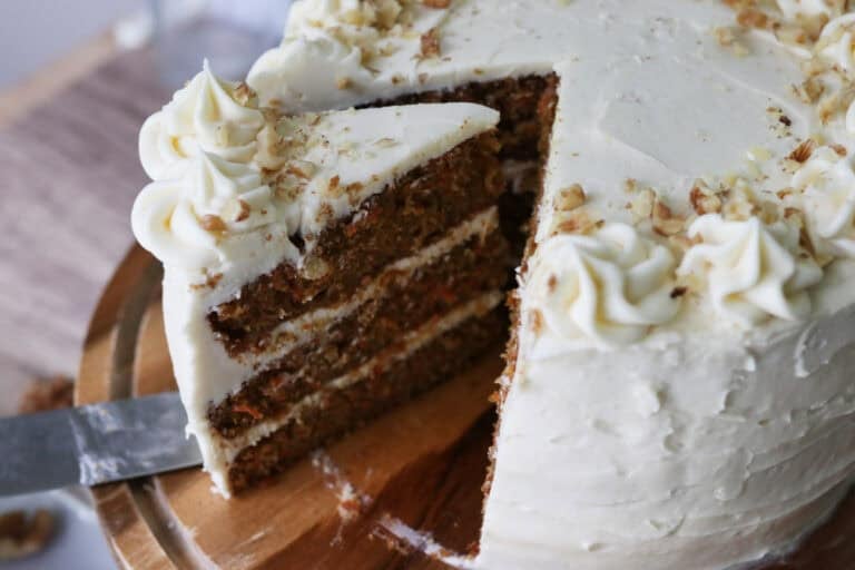 Freshly Milled Carrot Cake with Cream Cheese Icing
