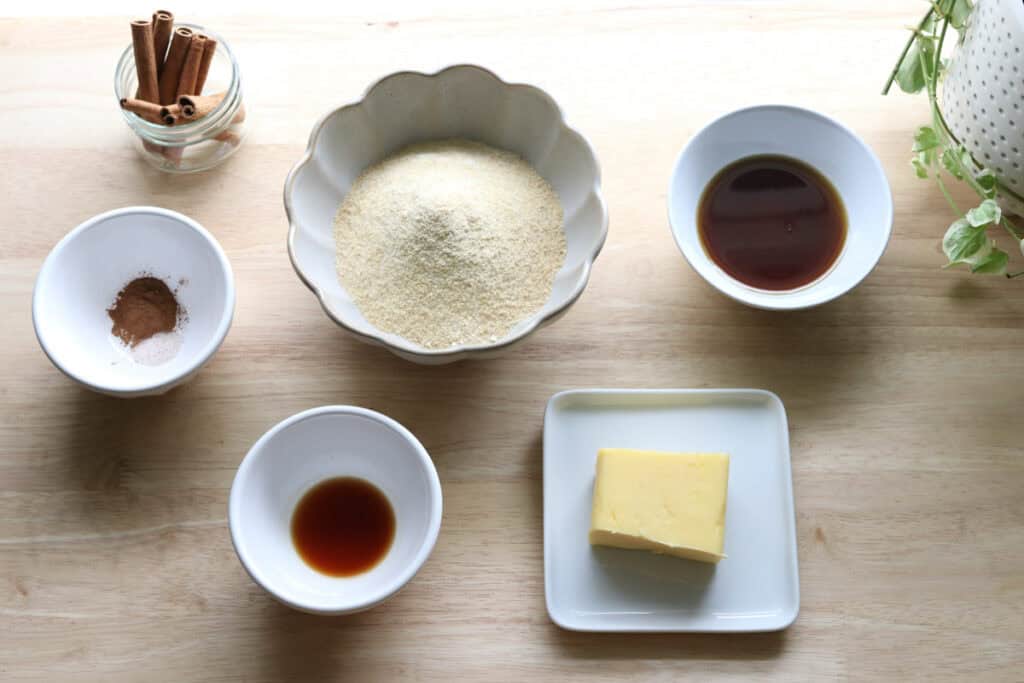 ingredients to make Homemade Animal Crackers with Fresh Milled Flour