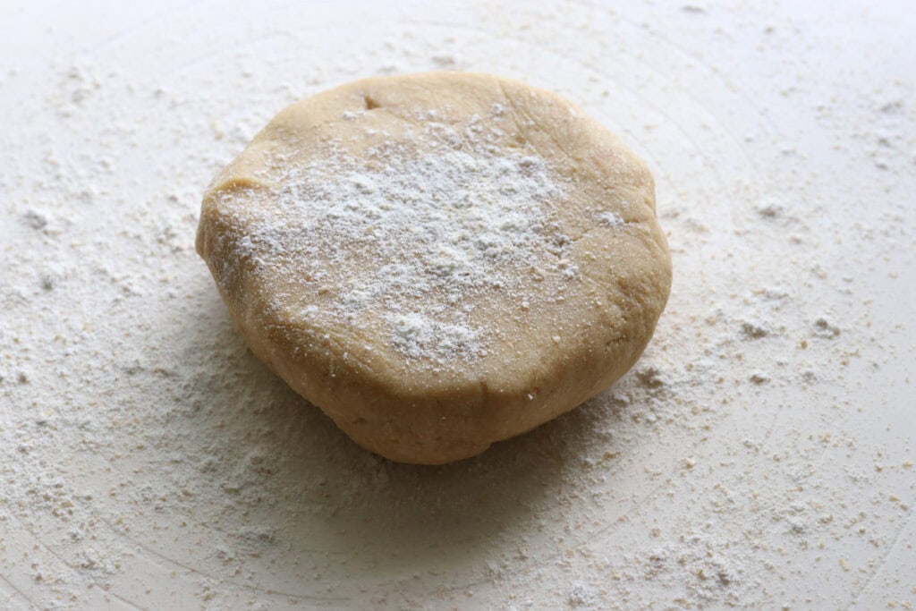 freshly milled pie crust dough to make classic apple pie