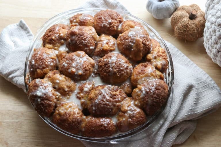 The Best Pumpkin Monkey Bread with Fresh Milled Flour