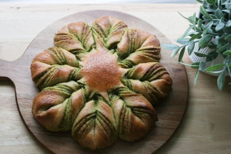 Parmesan Pesto Star Bread with Fresh Milled Flour
