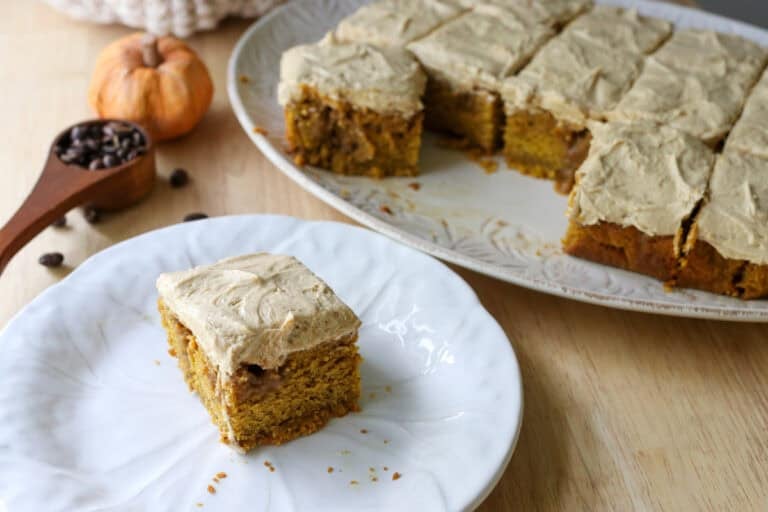 Freshly Milled Pumpkin Spice Latte Cake with Frosting