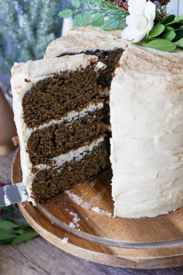 Fresh Milled Gingerbread Cake with Cream Cheese Icing - Generation ...