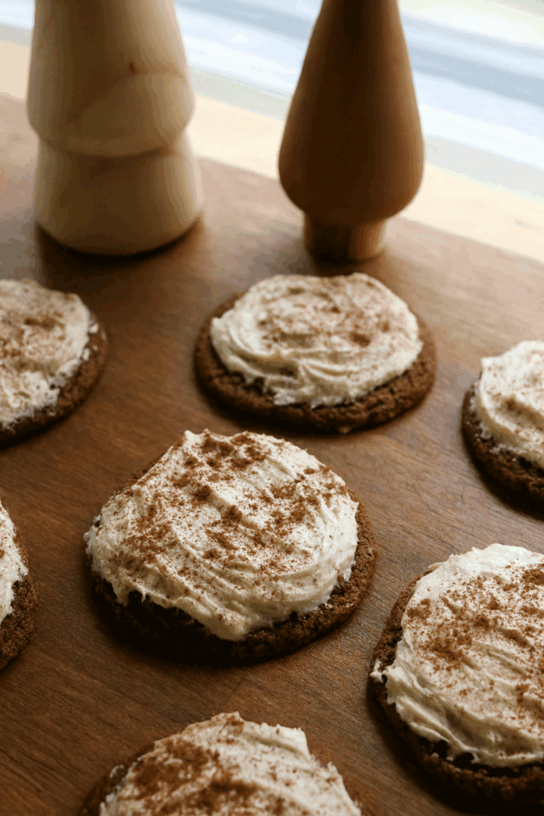 Frosted Gingerbread Cookies with Freshly Milled Flour