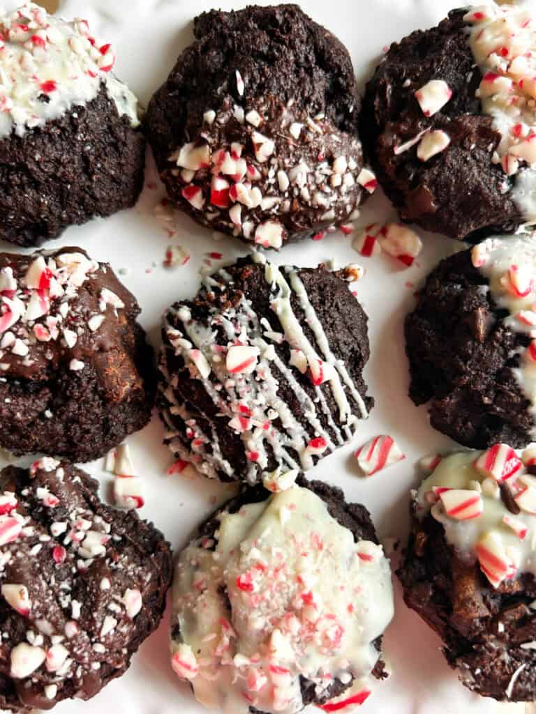 Freshly Milled Double Chocolate Peppermint Cookies