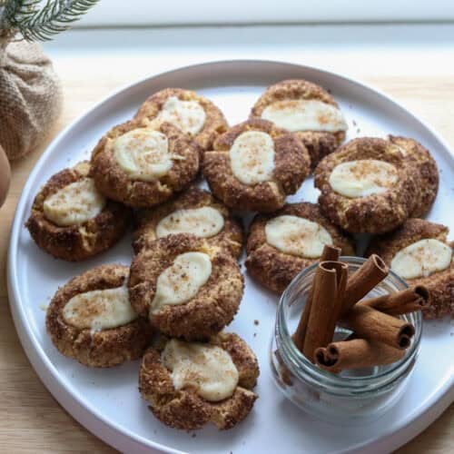 Fresh Milled Eggnog Snickerdoodle Thumbprint Cookies - Generation