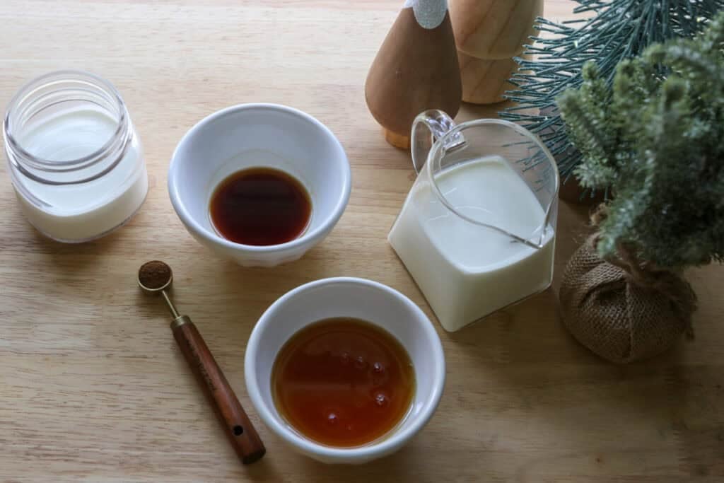 ingredients to make Delicious Healthier Teddy Graham Coffee Creamer