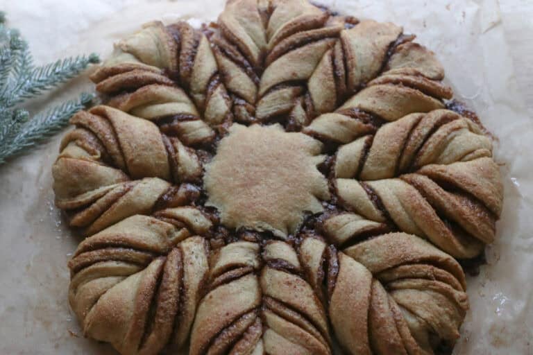Cinnamon Sugar Star Bread with Fresh Milled Flour