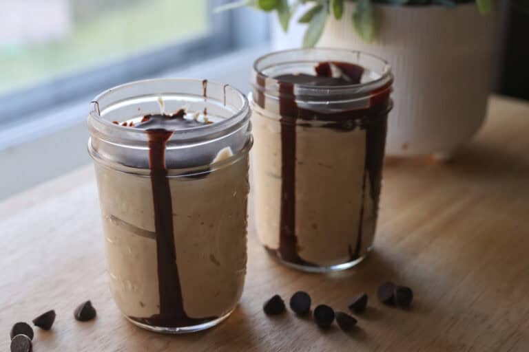 High Protein Chocolate Peanut Butter Yogurt Cups