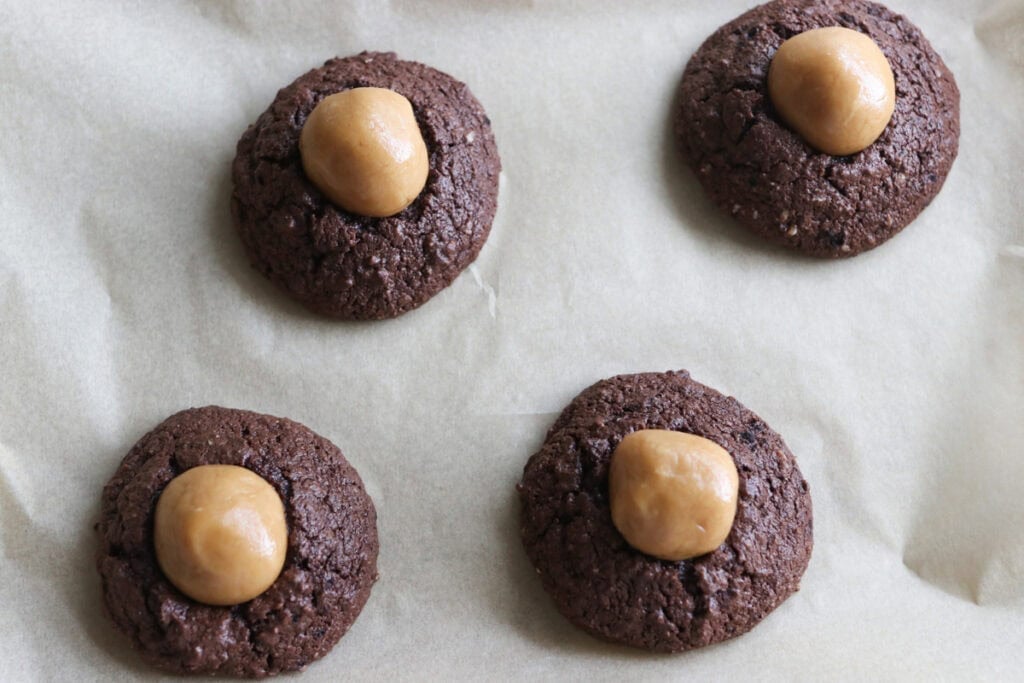 fresh milled flour brownie cookies 