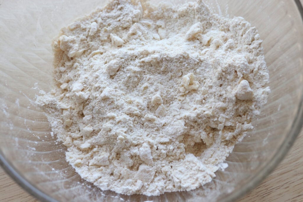 butter cut into pea sized pieces to make crisp and flaky fresh milled ritz crackers