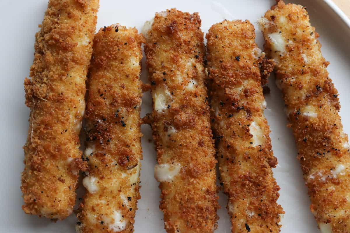 Fried Mozzarella Sticks Made with Fresh Milled Flour - Generation Acres