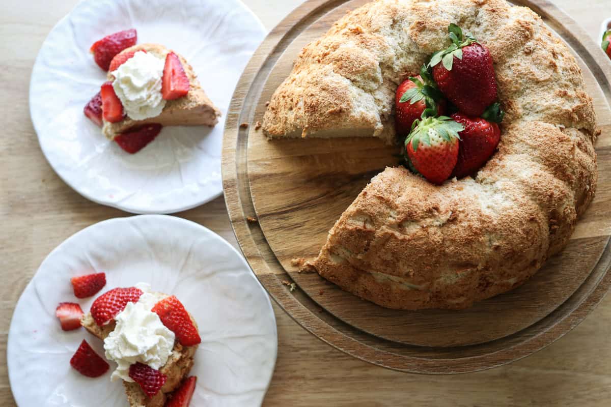 Light and Fluffy Freshly Milled Angel Food Cake