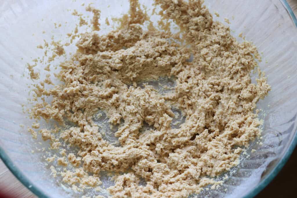butter and sugar in a mixing bowl to make freshly milled frosted banana bars