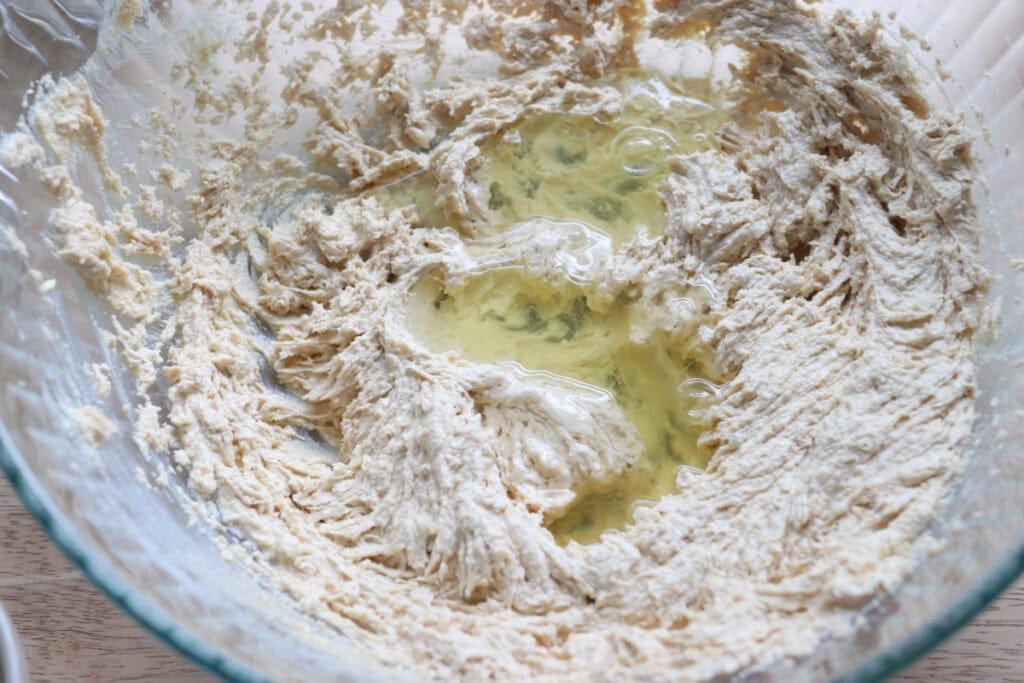 egg whites added to the batter for Freshly milled orange almond poppy seed cake