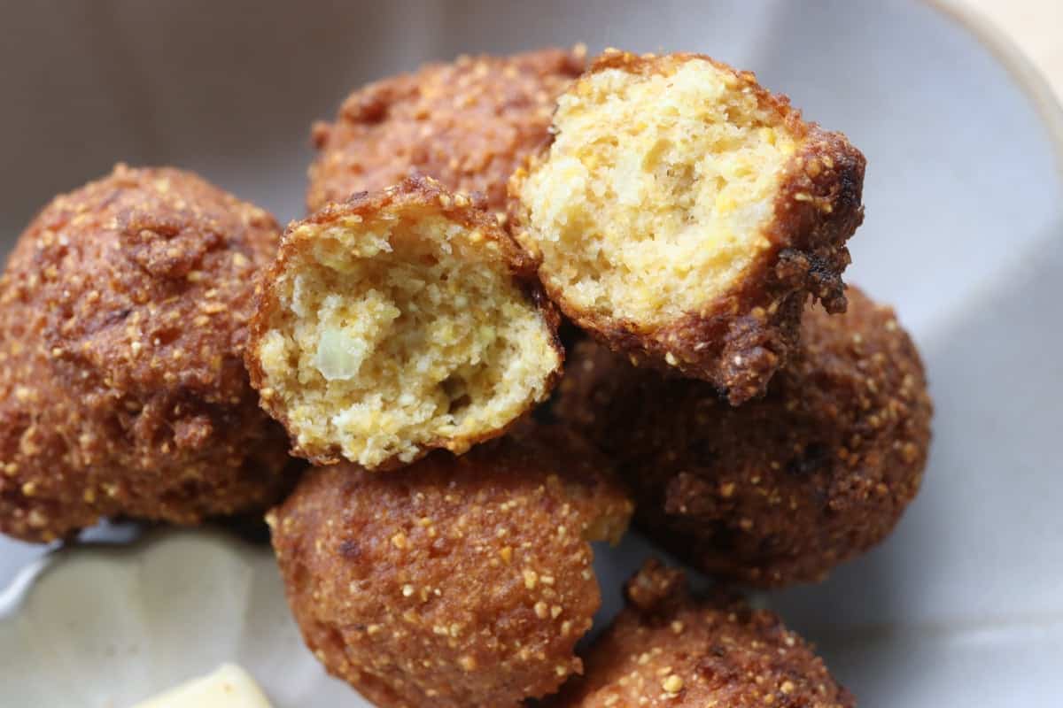 Delicious Hush Puppies with Freshly Milled Flour